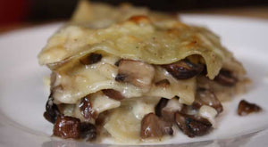 Porcini Mushrooms and Brie Cheese Lasagne