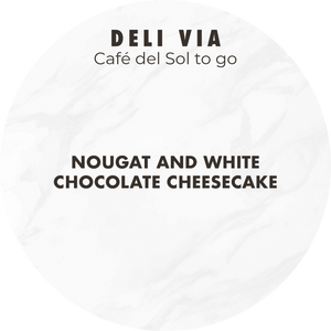 Nougat and White Chocolate Cheesecake