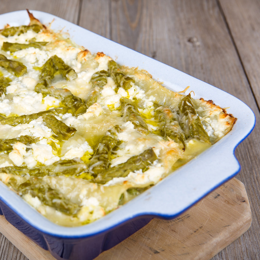 Asparagus and Brie Cheese Lasagne